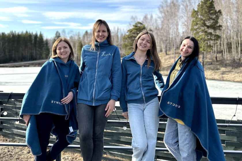 Дружный коллектив IT-компании в Томске — инженерметролог, скраммастер, дизайнер